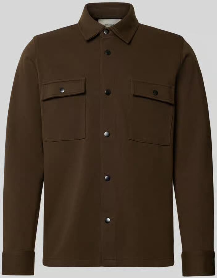 Selected Homme relaxed fit vrijetijdsoverhemd van katoenmix model 'JACKIE' - Foto 3