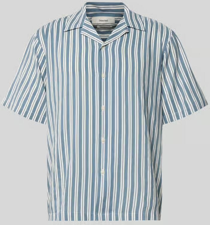 Selected Homme relaxed fit vrijetijdsoverhemd van mix van biologisch katoen en modal model 'RELAXAIR' - Foto 2