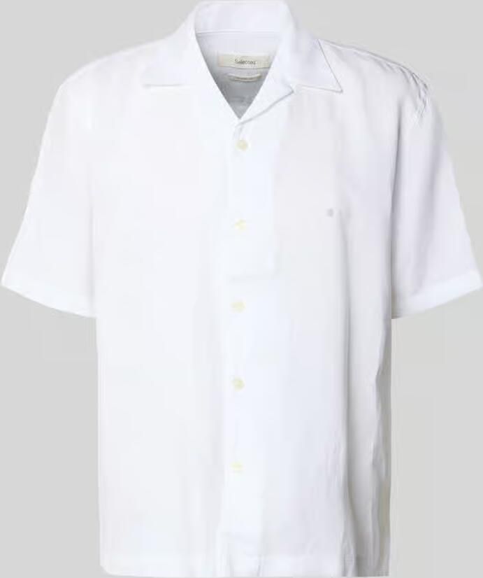 Selected Homme relaxed fit vrijetijdsoverhemd van mix van katoen en linnen model 'RLXCLAY' - Foto 5