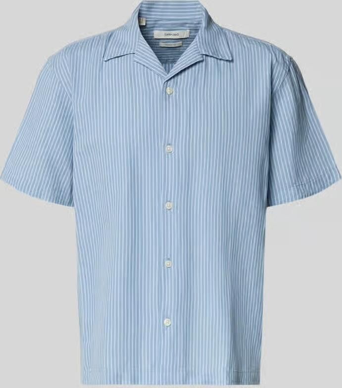 Selected Homme relaxed fit vrijetijdsoverhemd van mix van katoen en linnen model 'RLXCLAY' - Foto 2