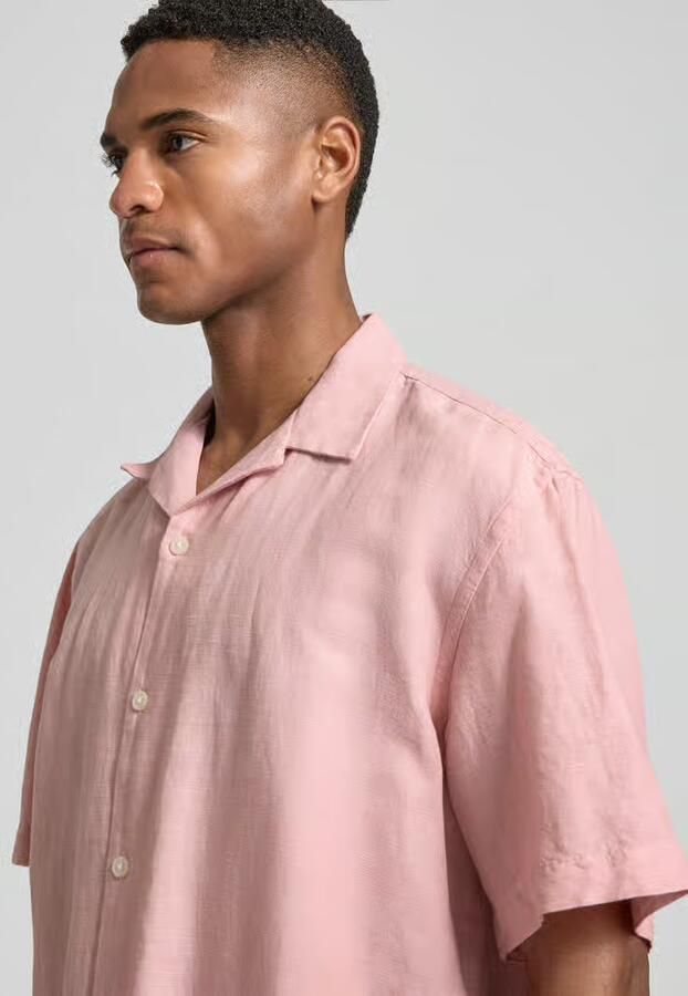 Selected Homme relaxed fit vrijetijdsoverhemd van mix van katoen en linnen model 'RLXCLAY' - Foto 5