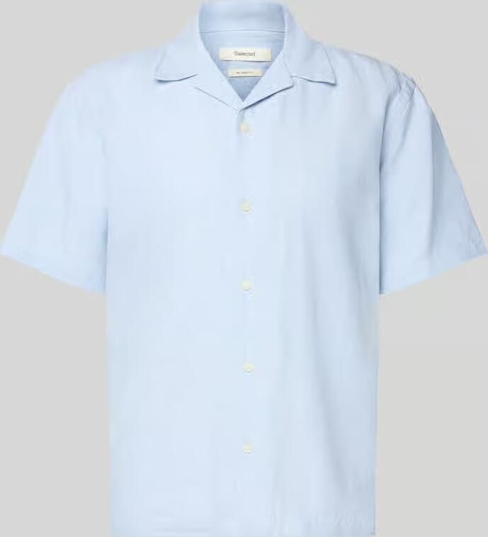 Selected Homme relaxed fit vrijetijdsoverhemd van mix van katoen en linnen model 'RLXCLAY' - Foto 2