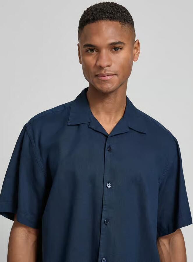 Selected Homme relaxed fit vrijetijdsoverhemd van mix van katoen en linnen model 'RLXCLAY' - Foto 5