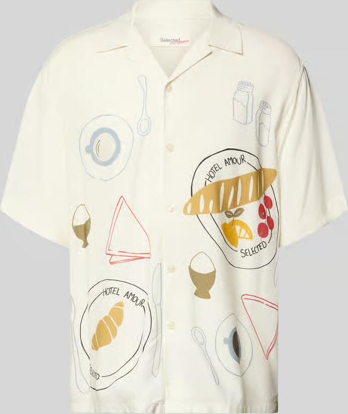 Selected Homme relaxed fit vrijetijdsoverhemd van pure viscose model 'HOTEL AMOUR' - Foto 2
