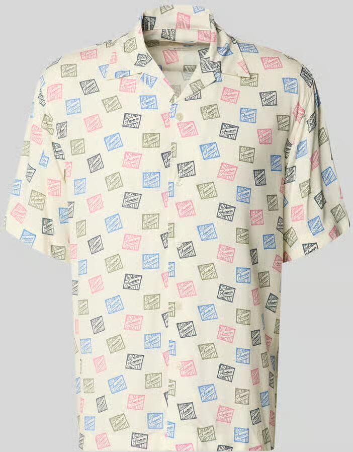 Selected Homme relaxed fit vrijetijdsoverhemd van pure viscose model 'HOTEL AMOUR STAMPS' - Foto 2