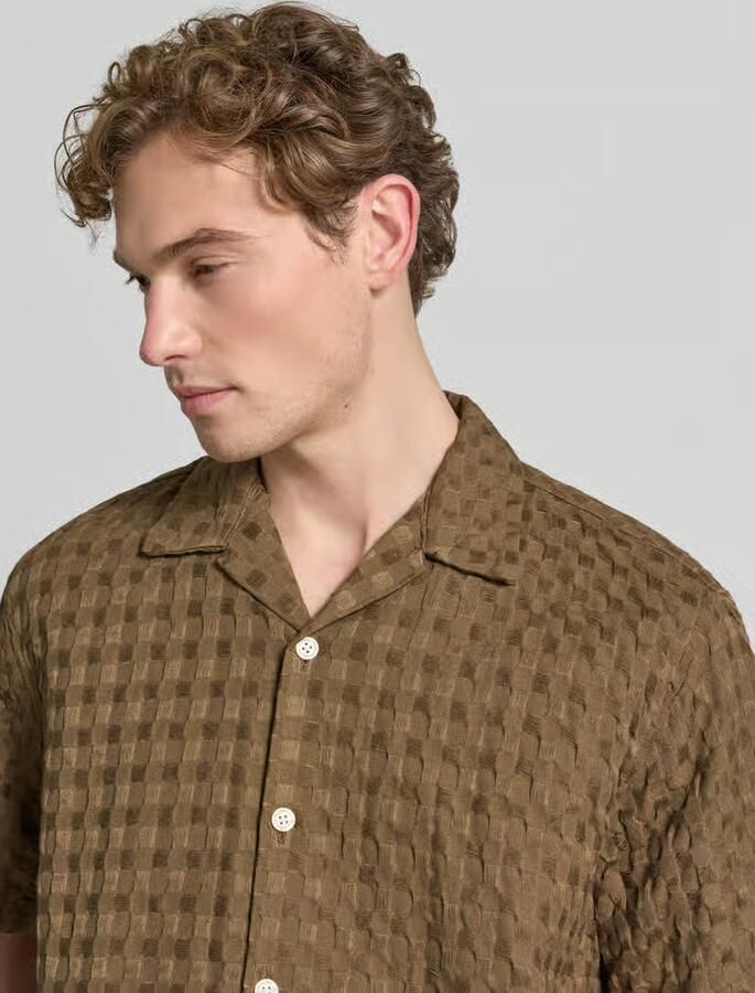 Selected Homme relaxed fit vrijetijdsoverhemd van puur katoen model 'MONTY'