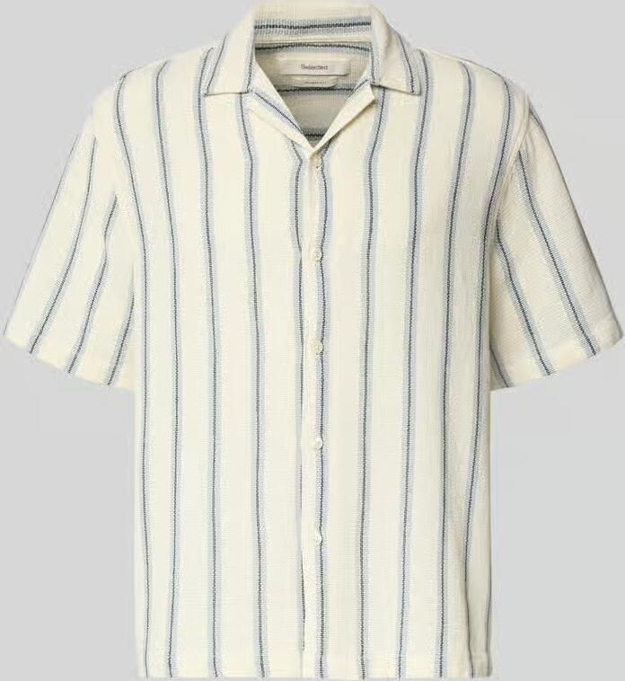 Selected Homme relaxed fit vrijetijdsoverhemd van puur katoen model 'RLXCAL' - Foto 2