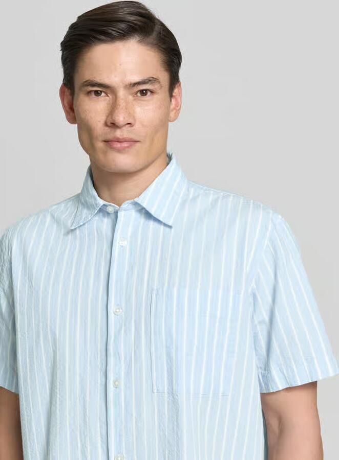 Selected Homme relaxed fit vrijetijdsoverhemd van puur katoen model 'STUART'
