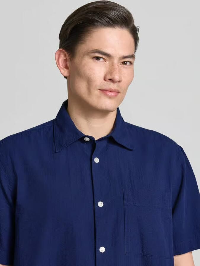 Selected Homme relaxed fit vrijetijdsoverhemd van puur katoen model 'STUART'