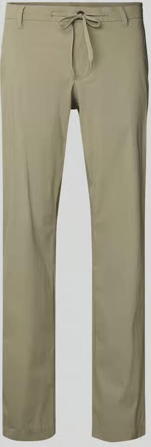 Selected Homme Slim fit broek met tunnelkoord model 'LERO' - Foto 2