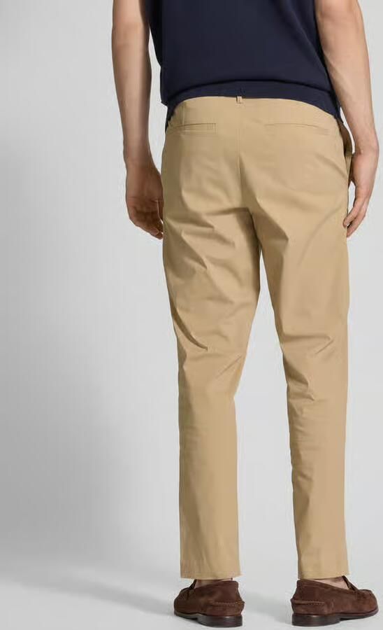 Selected Homme Regular tapered fit chino met tunnelkoord model 'LERO' - Foto 2