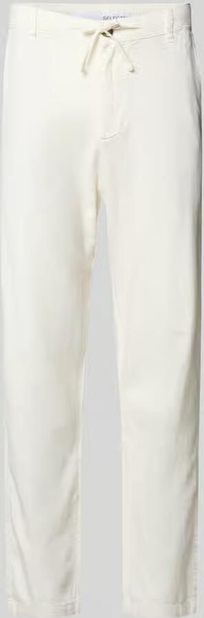 Selected Homme slim fit broek van mix van katoen en linnen model 'BRODY' - Foto 5