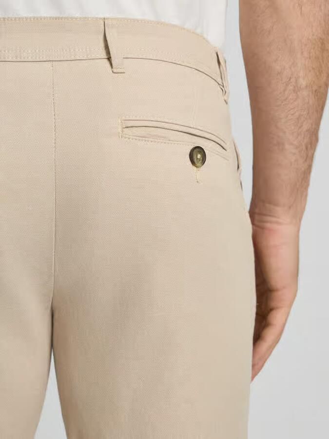 Selected Homme Slim fit korte broek met structuurmotief model 'LUTON' - Foto 4