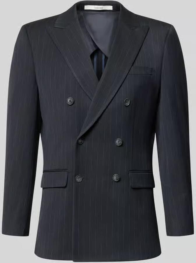 Selected Homme Slim fit colbert met viscose model 'PETER' - Foto 2
