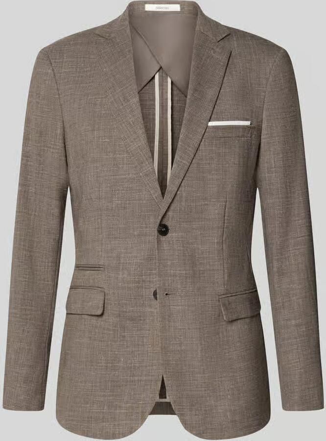 SELECTED MEN Heren Colberts Slhslim-oasis Linen Blz Noos Taupe - Foto 9