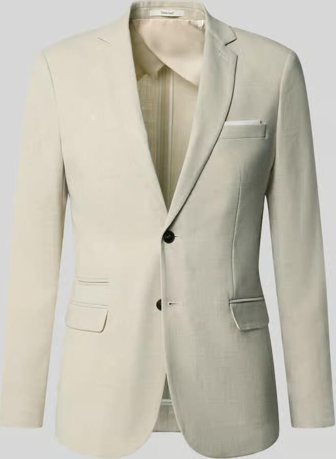 Selected Homme slim fit colbert met wol model 'OASIS' - Foto 2