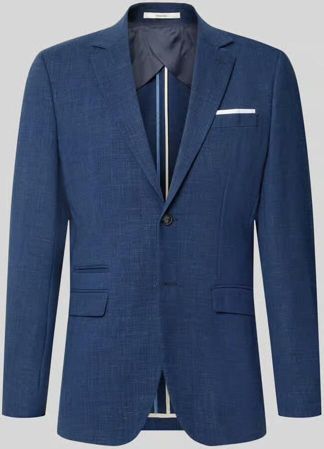 Selected Homme Slim fit 2-knoops colbert met klepzakken model 'OASIS' - Foto 5