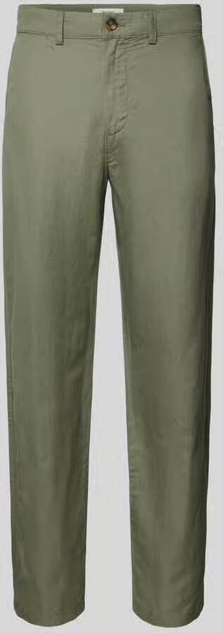 Selected Homme slim fit linnenbroek van mix van katoen en linnen model 'MILES' - Foto 2