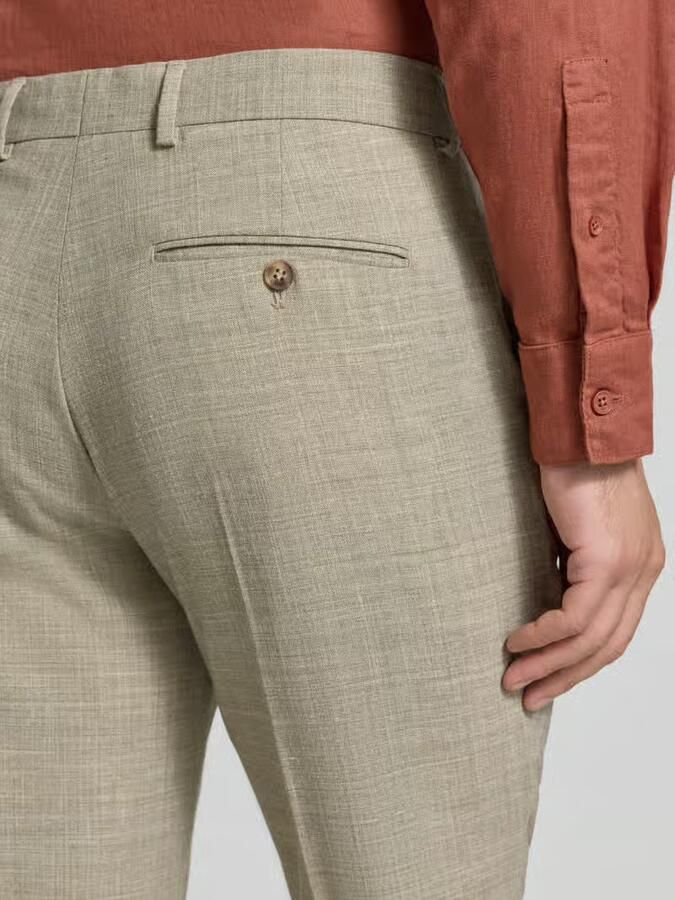 Selected Homme Slim fit pantalon met knoop- en ritssluiting model 'OASIS' - Foto 4