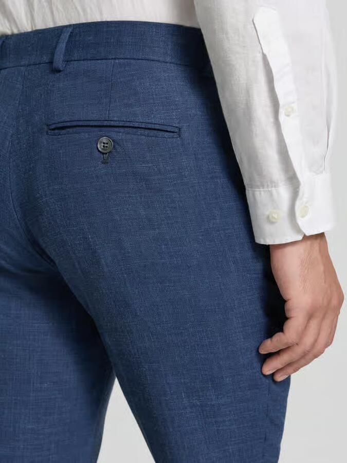 Selected Homme Slim fit pantalon met knoop- en ritssluiting model 'OASIS' - Foto 3