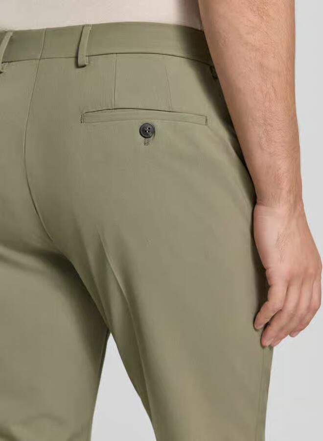 Selected Homme slim fit pantalon met viscose model 'LIAM'