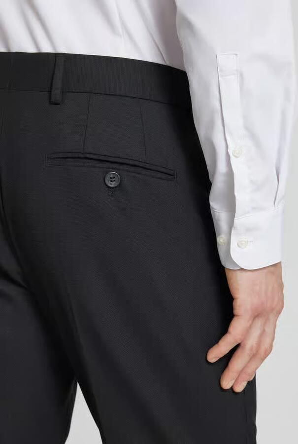 Selected Homme Slim fit pantalon met wol model 'NEIL' - Foto 2