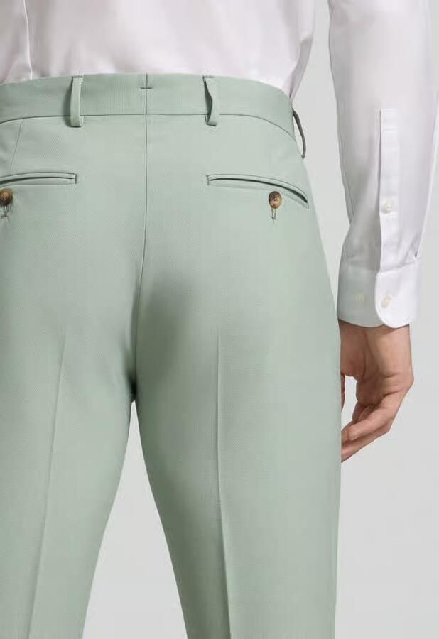 Selected Homme Slim fit pantalon met wol Model 'SLIM-NEIL'