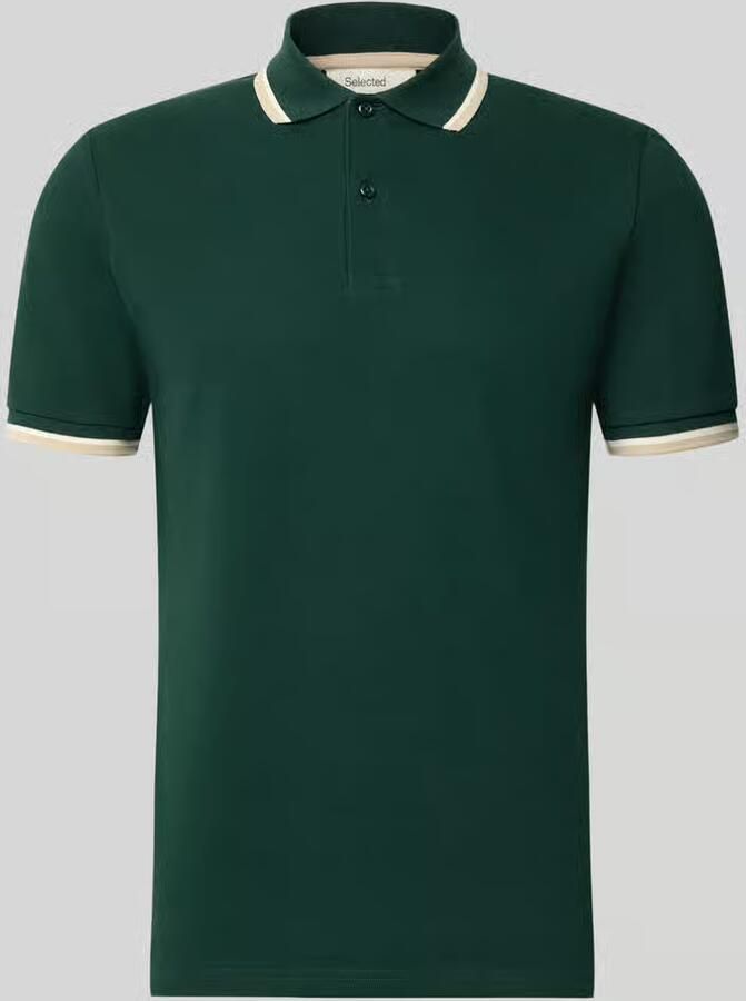 Selected Homme slim fit poloshirt van katoenmix model 'ATLAS' - Foto 3
