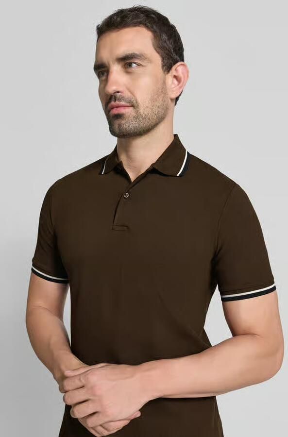 Selected Homme slim fit poloshirt van katoenmix model 'ATLAS' - Foto 5