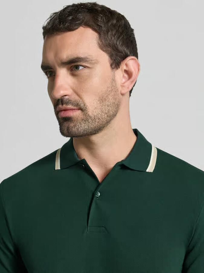 Selected Homme slim fit poloshirt van katoenmix model 'ATLAS' - Foto 4