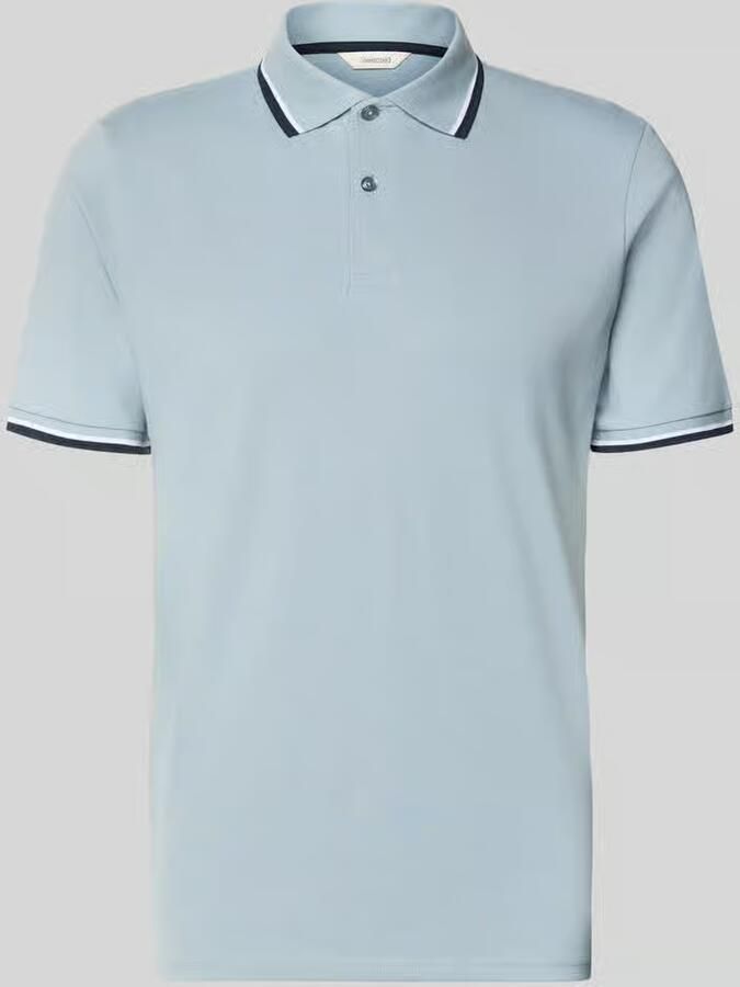 Selected Homme Slim fit poloshirt van Mix van biologisch katoen Model 'SLIM ATLAS SPORT' - Foto 4
