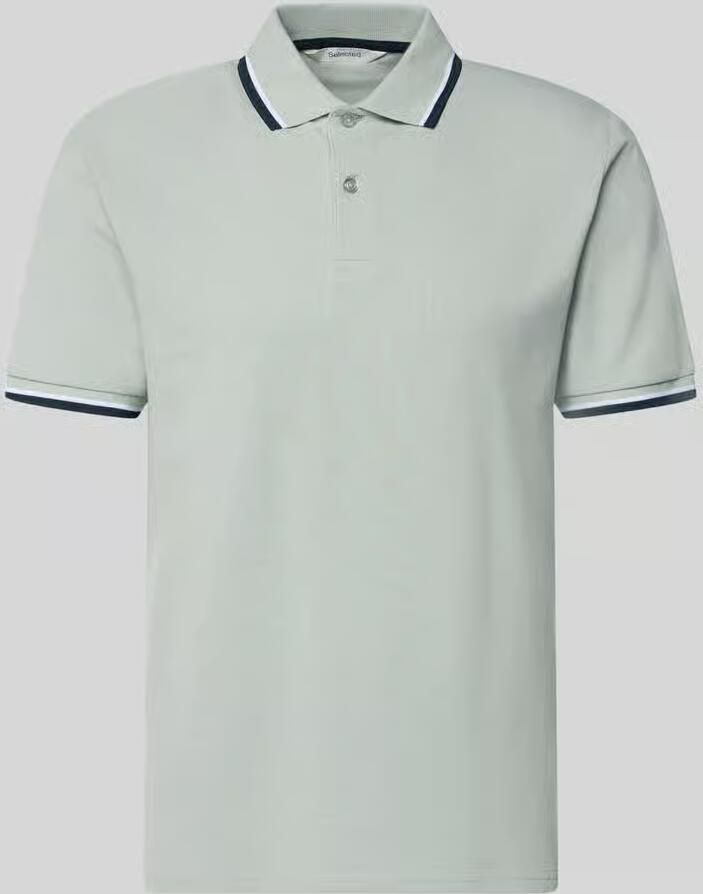 Selected Homme Slim fit poloshirt van Mix van biologisch katoen Model 'SLIM ATLAS SPORT' - Foto 5