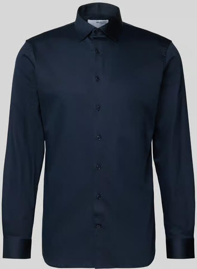 Selected Homme slim fit zakelijk overhemd van katoenmix model 'FILIP' - Foto 3