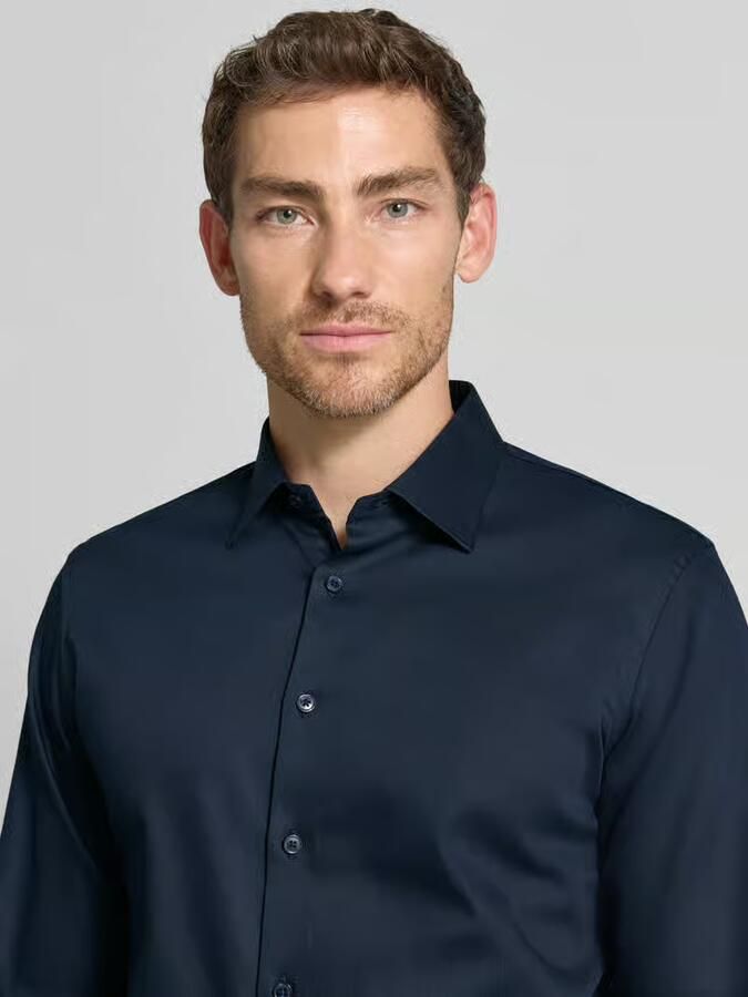 Selected Homme slim fit zakelijk overhemd van katoenmix model 'FILIP' - Foto 4
