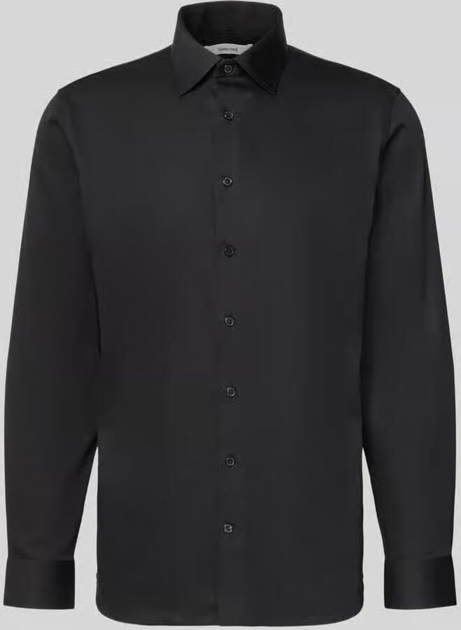 Selected Homme slim fit zakelijk overhemd van katoenmix model 'FILIP' - Foto 3