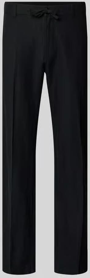 Selected Homme Straight leg linnenbroek met tunnelkoord model 'LEROY' - Foto 2