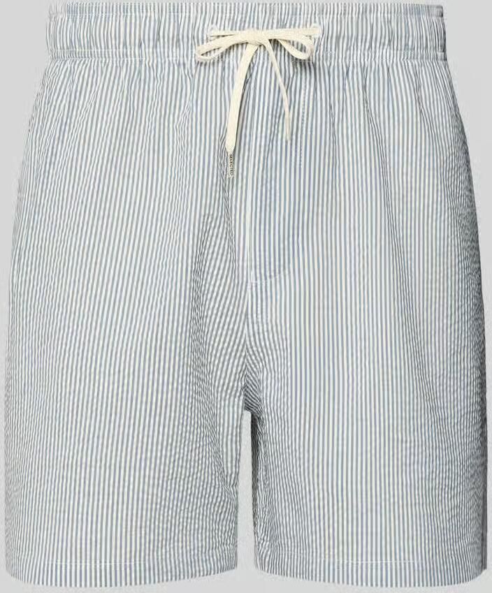 SELECTED MEN Heren Zwembroeken Slhcooper-seersucker Swimshorts Wit - Foto 6