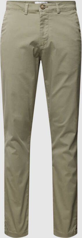 Selected Homme Slim fit broek met paspelzakken aan de achterkant model 'Miles' - Foto 7