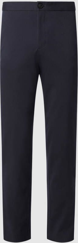 Selected Homme Slim tapered fit stoffen broek met elastische band model 'DANN'