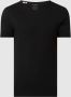 Selected Homme T-shirt Selected manches courtes Col rond Morgan Zwart Heren - Thumbnail 1