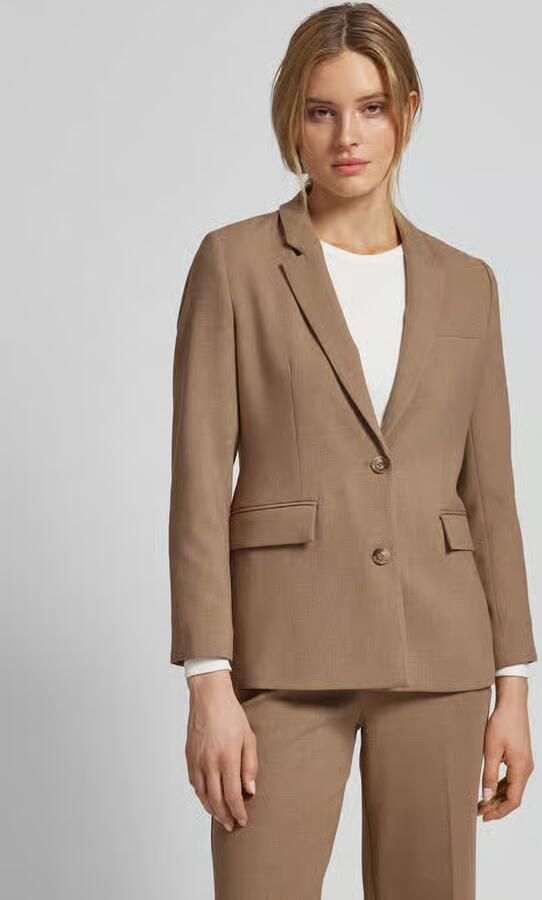 Selected Femme Klassieke Kamel Blazer Brown Dames - Foto 2