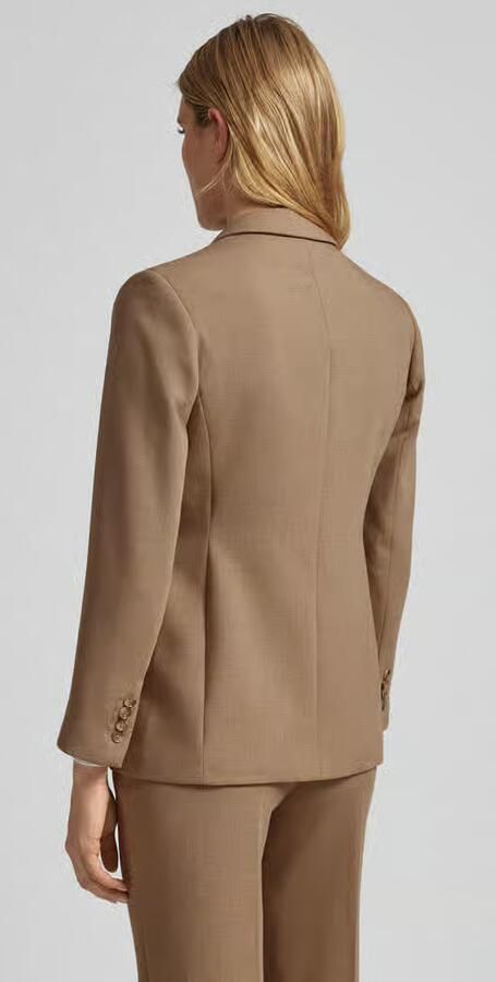 Selected Femme Klassieke Kamel Blazer Brown Dames