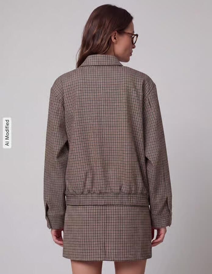SELECTED WOMEN Dames Jassen Slwrelaxed-elara Bomber Jacket Beige - Foto 9