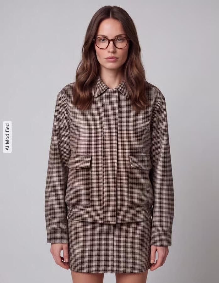 SELECTED WOMEN Dames Jassen Slwrelaxed-elara Bomber Jacket Beige - Foto 8