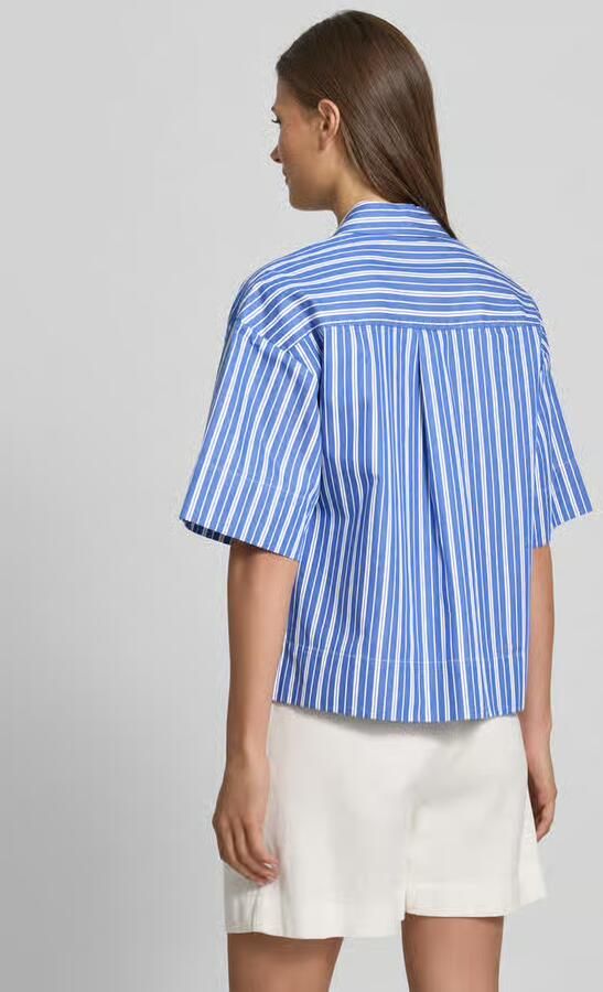 Selected Boxy fit overhemdblouse van puur katoen model 'FIA'