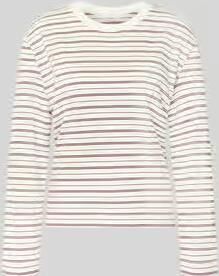 Selected boxy fit shirt met lange mouwen van pure katoen model 'ESSENTIAL'