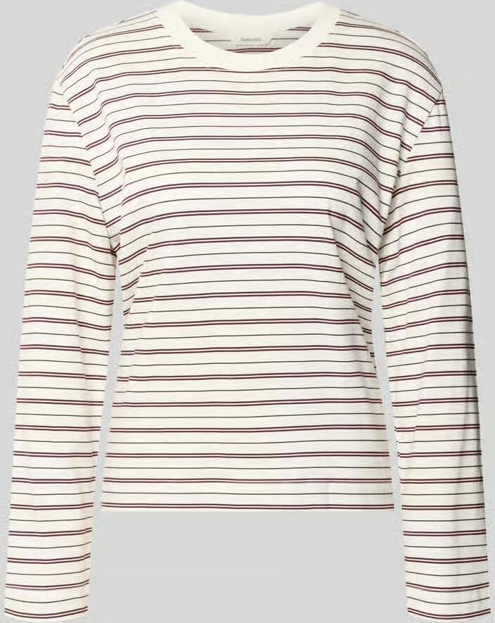 Selected boxy fit shirt met lange mouwen van pure katoen model 'ESSENTIAL' - Foto 2