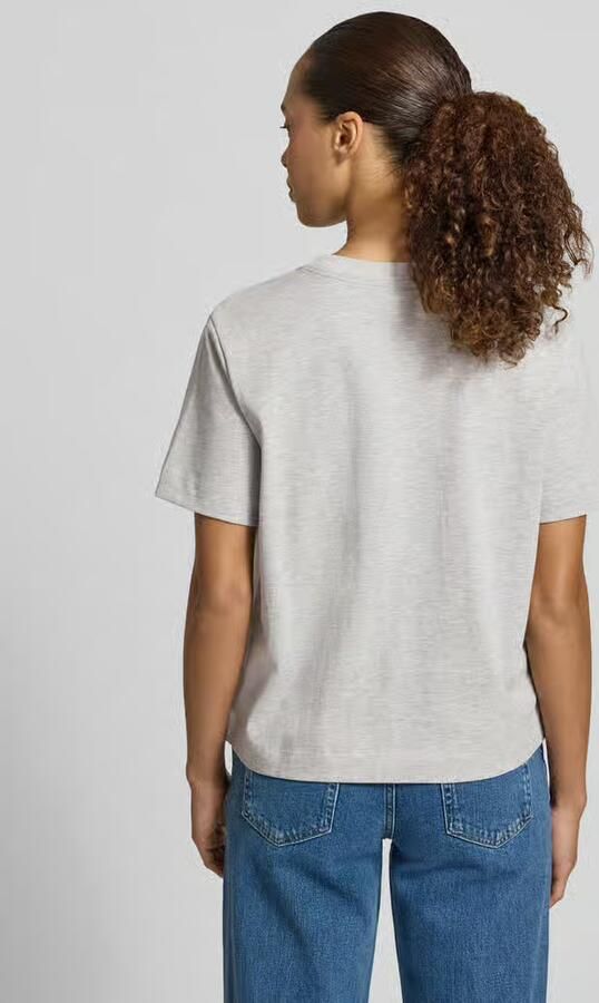 SELECTED FEMME Dames Tops & T-shirts Slfessential Ss Boxy Tee Lichtgrijs - Foto 5