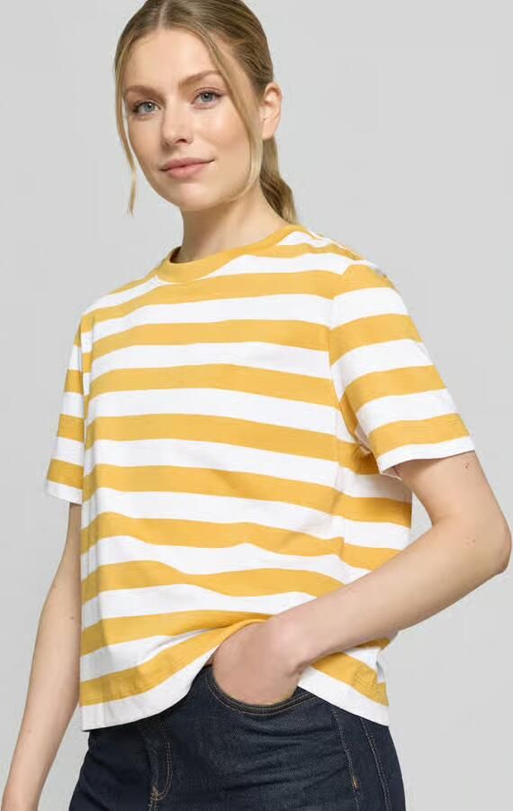 Selected Boxy fit T-shirt van pure Katoen Model 'ESSENTIAL'