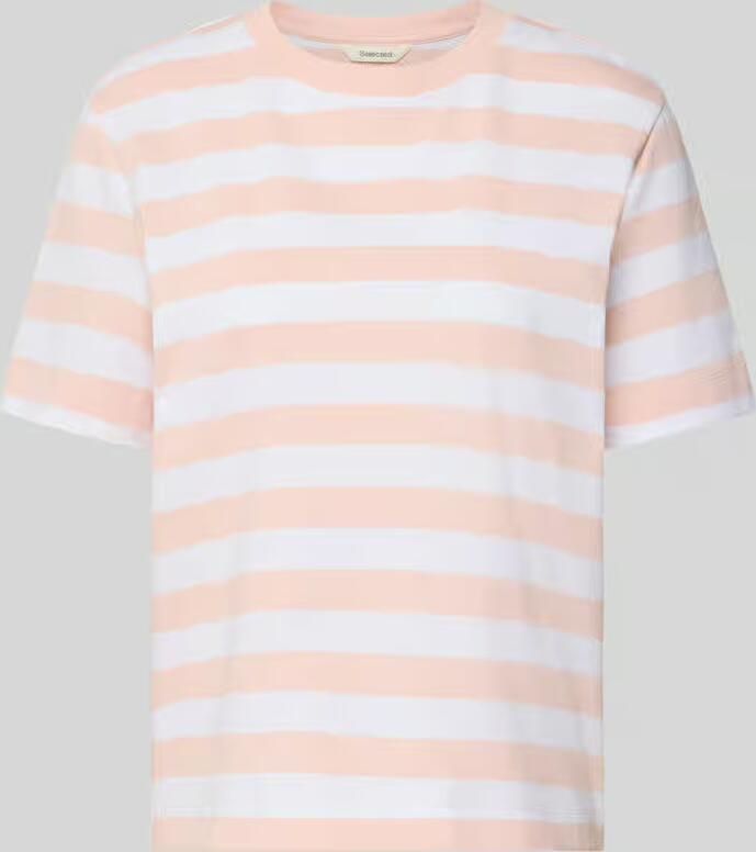 Selected Boxy fit T-shirt van pure Katoen Model 'ESSENTIAL' - Foto 2